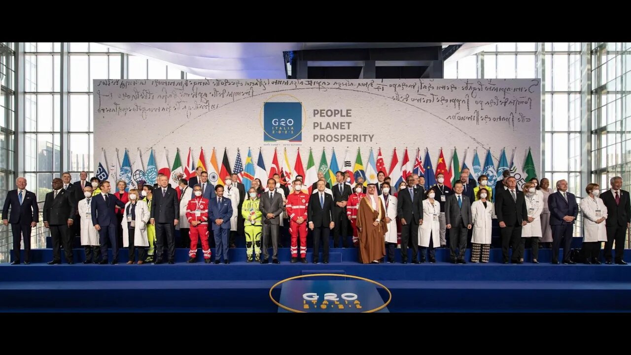 WATCH: Biden HUMILIATED at G20, Placed in an America LAST, Ultra LEFT position. He's such a clown