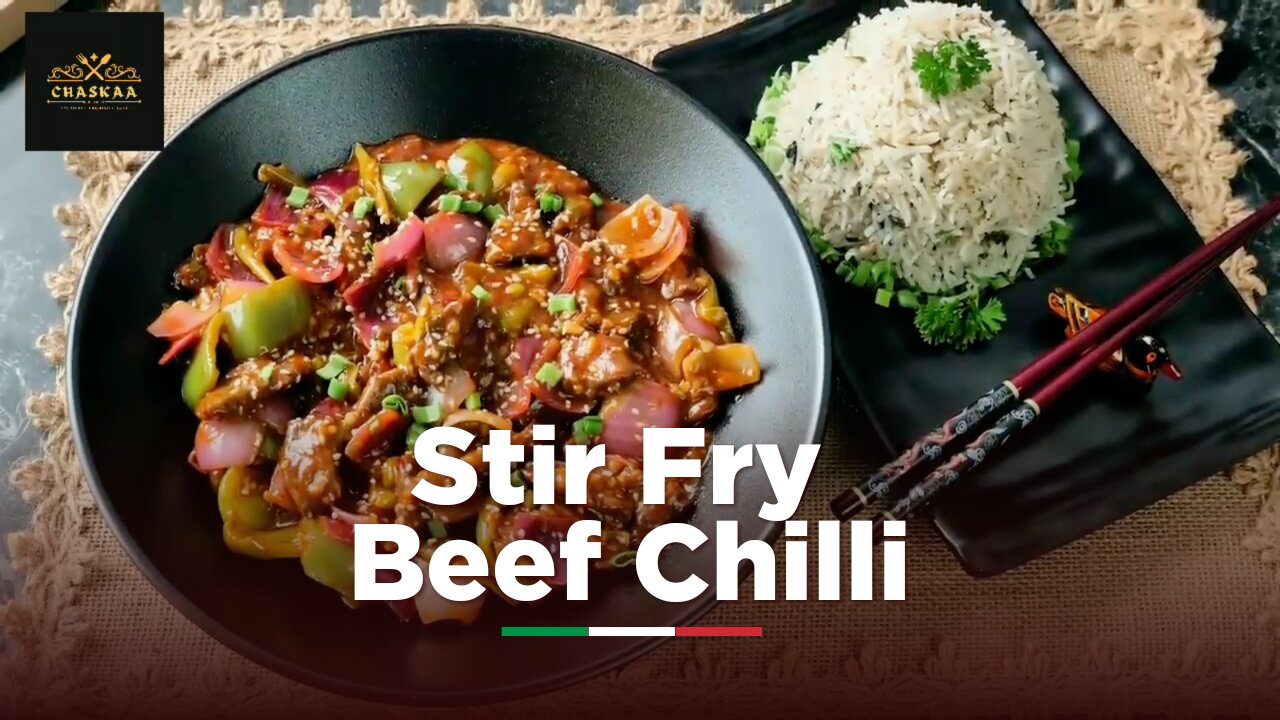 Stir Fry Beef Chilli _ RECIPE _ by Chaskaa Foods