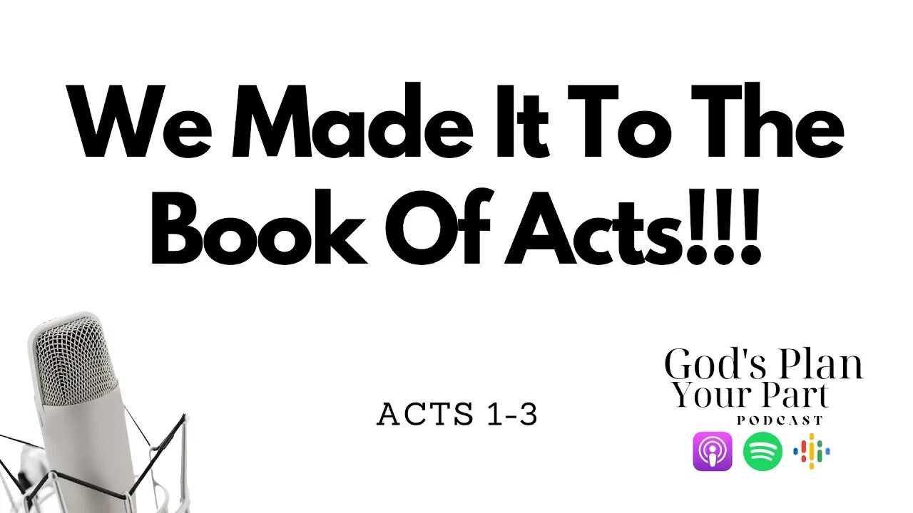 Acts 1-3 | The Birth of the Church, Ascension of Jesus, and the Intricacies of Speaking in Tongues