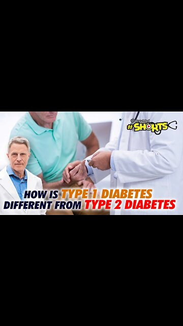 #SHORTS How is type 1 diabetes different from type 2 diabetes