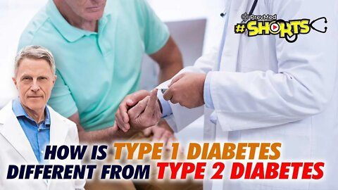 #SHORTS How is type 1 diabetes different from type 2 diabetes