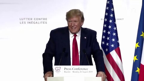 🔴 👀🔴 President Trump Holds Press Conference Before Leaving G7 Summit 8/26/19