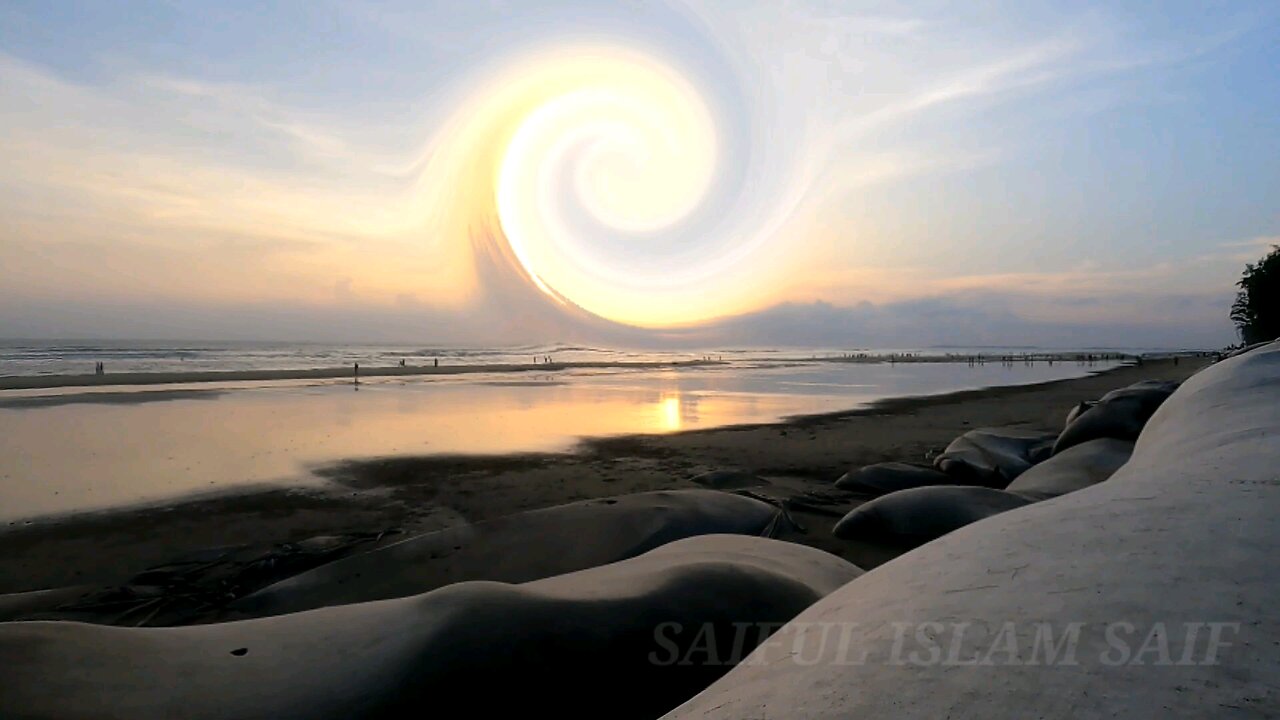 Sunset time in Cox Bazar