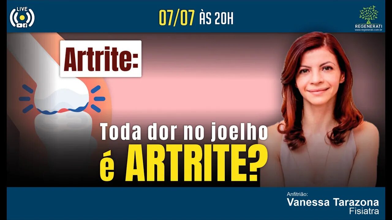 Toda dor no joelho é artrite?