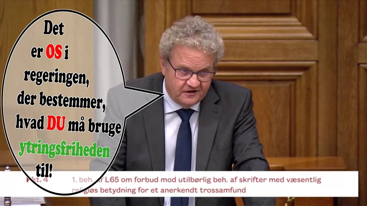 Bestemmer Venstre, hvad der skal beskyttes under ytringsfriheden???