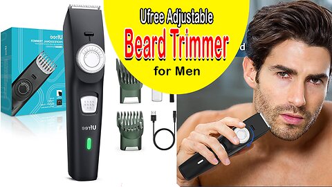 Best Beard Trimmer for Men | Ufree Adjustable The beard shaver for men