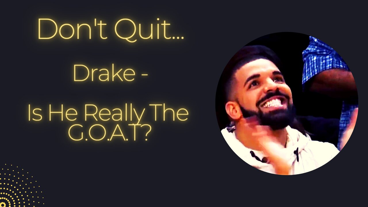 Drake - Is He Really The G.O.AT.? (Try Not To Cry At The End) #drake