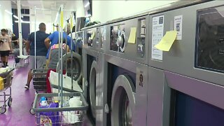 Free laundry event helps community save some money