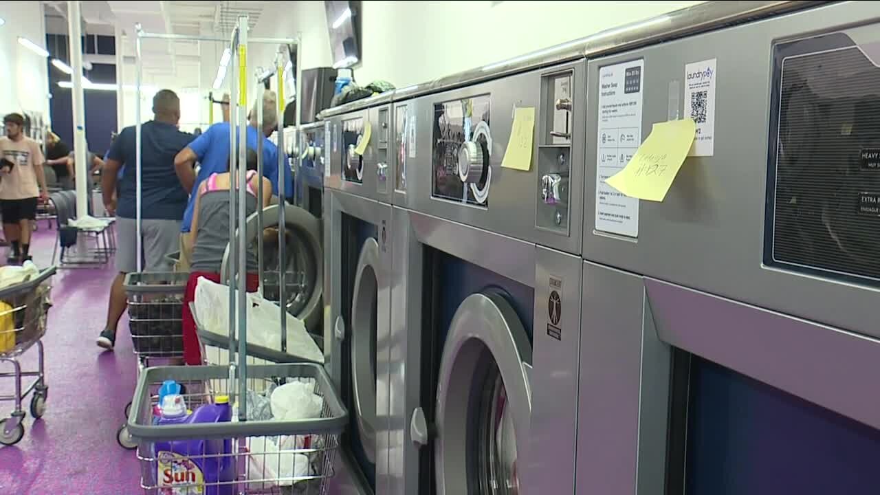 Free laundry event helps community save some money