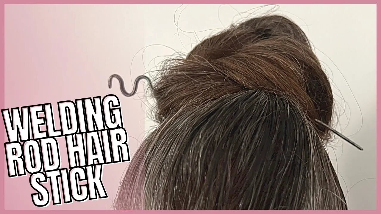 DIY Forging Welding Rod Hair Stick