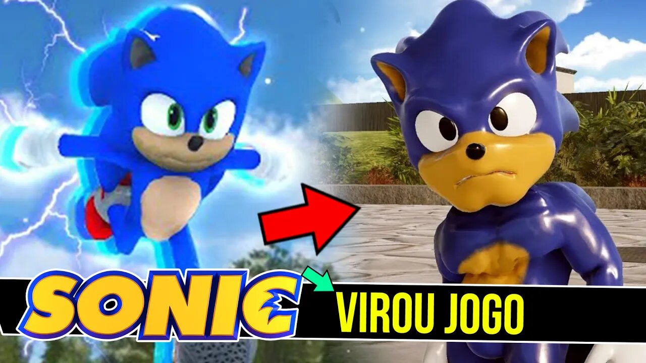 Jogo do Filme foi Lançado - Sonic Movie the game #shorts