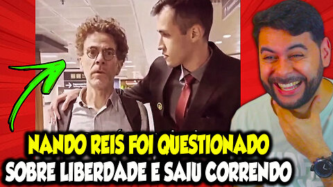 NANDO REIS FOI QUESTIONADO SOBRE LIBERDADE E SAIU CORRENDO