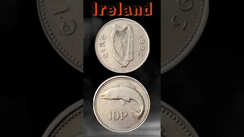 Ireland 10 Pence 1993.#shorts #coinnotesz