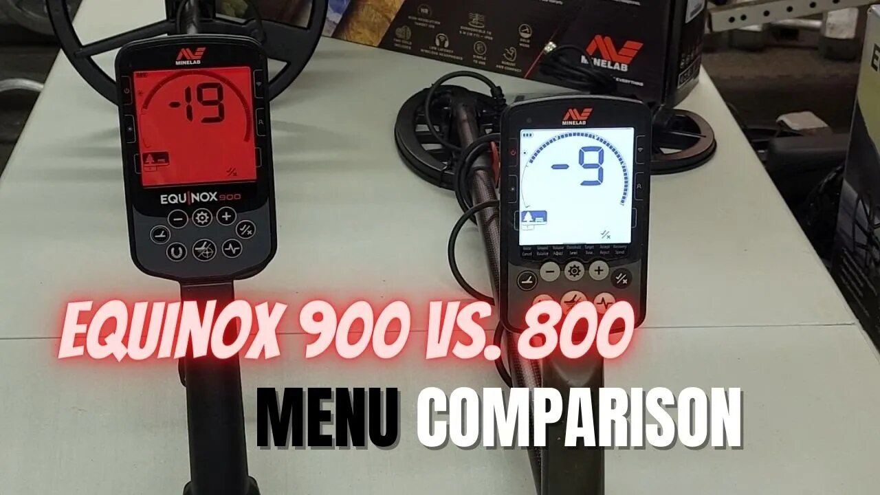 Equinox 900 vs 800 Menu Comparison. What's Different?