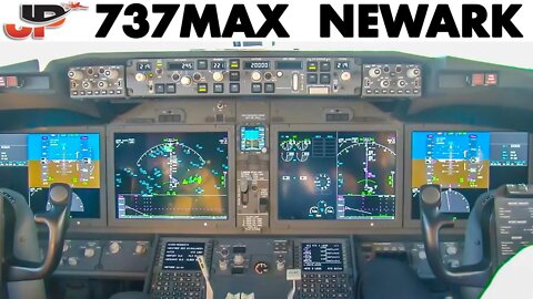 Piloting Boeing 737MAX into Newark | Late Runway Change