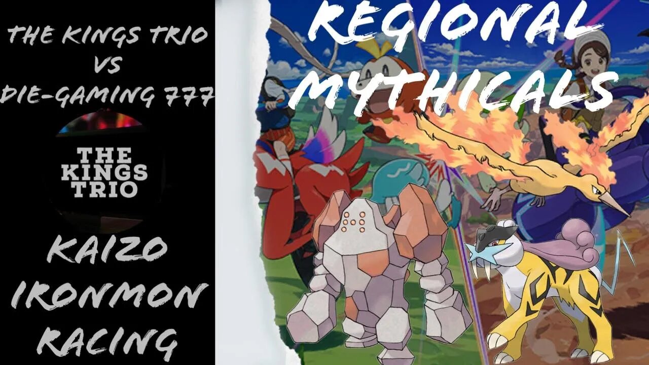 Pokémon Kaizo Race! The Regional Mythical Gen 1,2,3! MY Team was picked for me! FIRST LOSE INCOMING