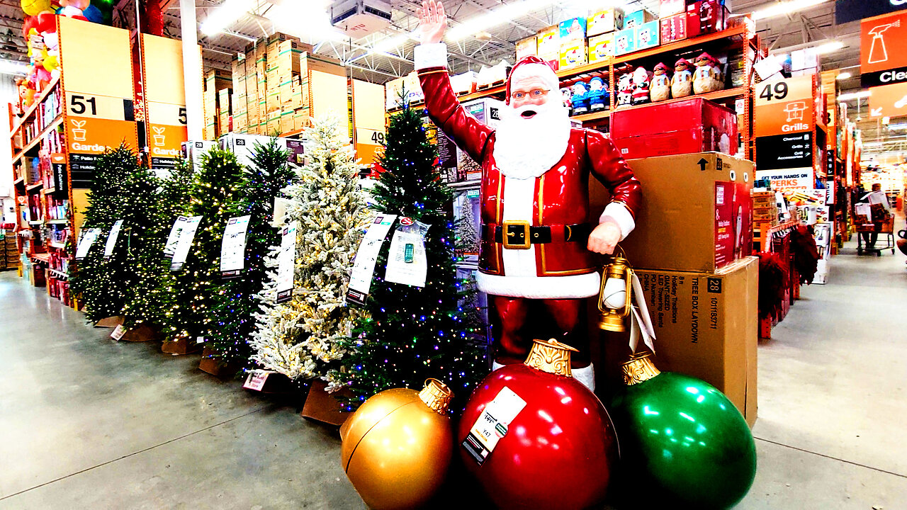 BEST Home Depot, Lowes, Costco Christmas Decor, Animatronics, Christmas Trees