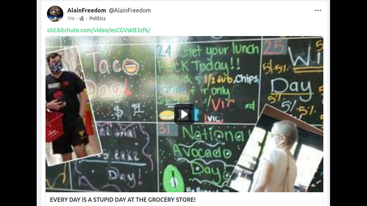 EVERY DAY IS A STUPID DAY AT THE GROCERY STORE!