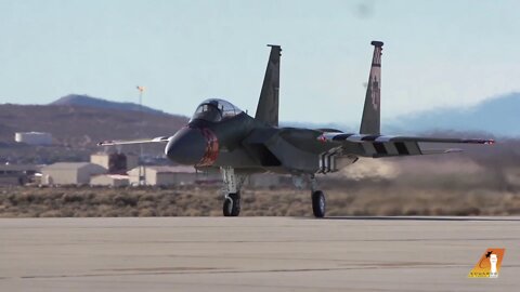 F-15C Gets Heritage Paint Job To Commemorate David R. Kingsley at Edwards Air Force Base