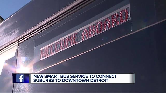 New SMART bus service to connect suburbs to downtown Detroit