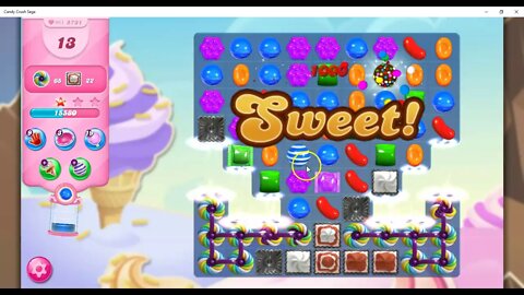 Candy Crush Level 5731 Talkthrough, 24 Moves 0 Boosters