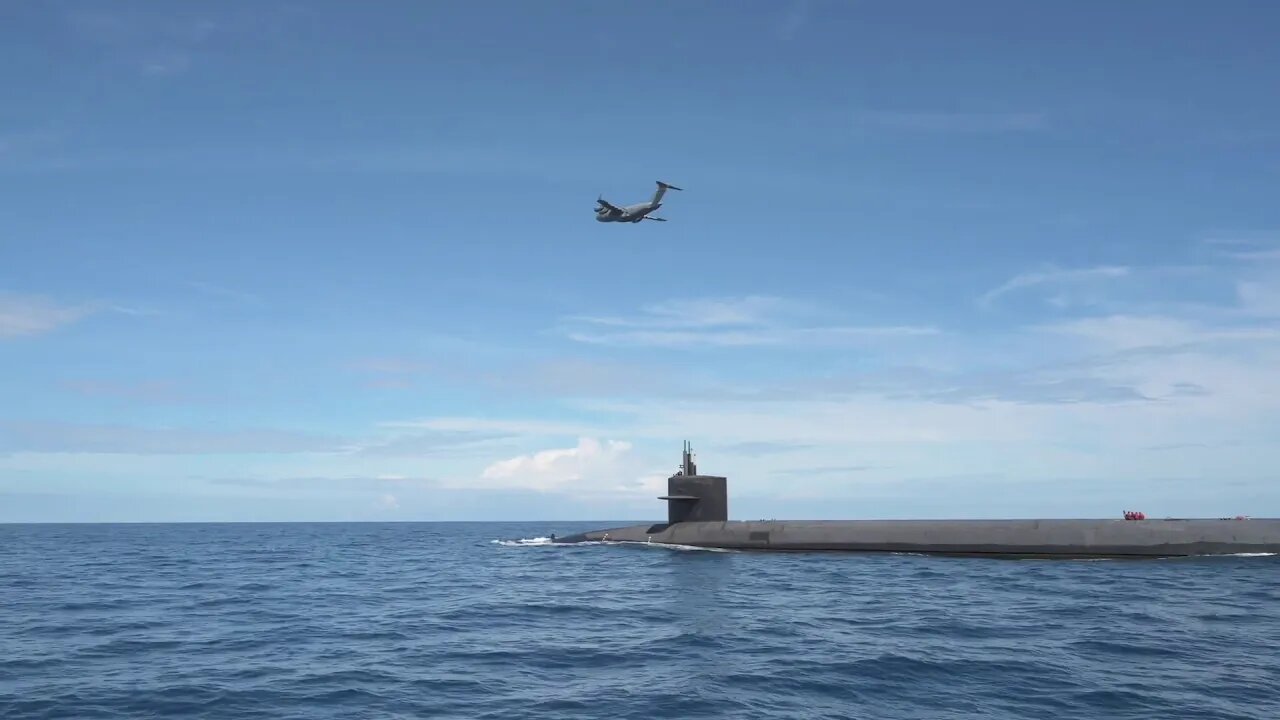 Air Force Care Package - C-17 Globemaster III payload delivered To Submarine USS Henry M. Jackson