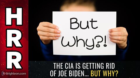 The CIA is getting rid of Joe Biden... but why?