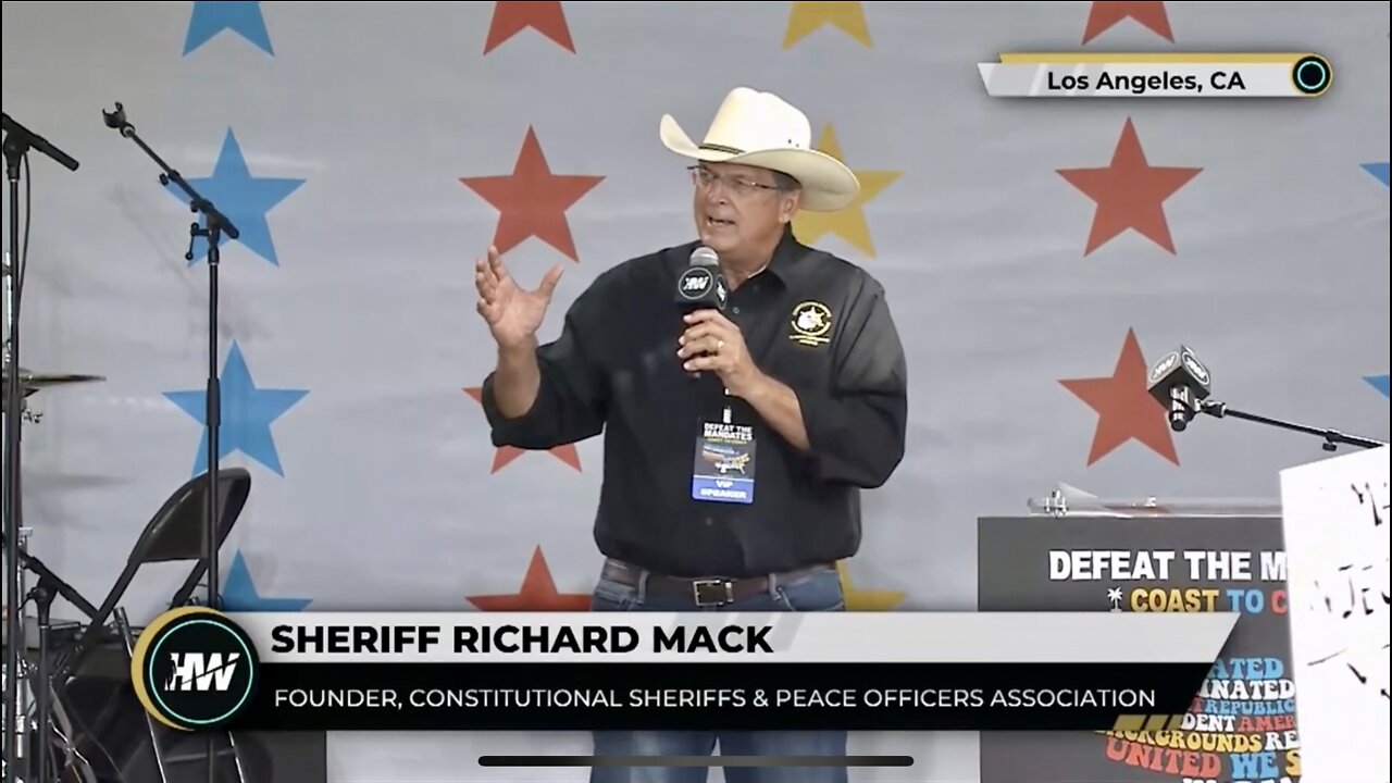 Sheriff Richard Mack - 4/10/2022 - Defeat the Mandates - California