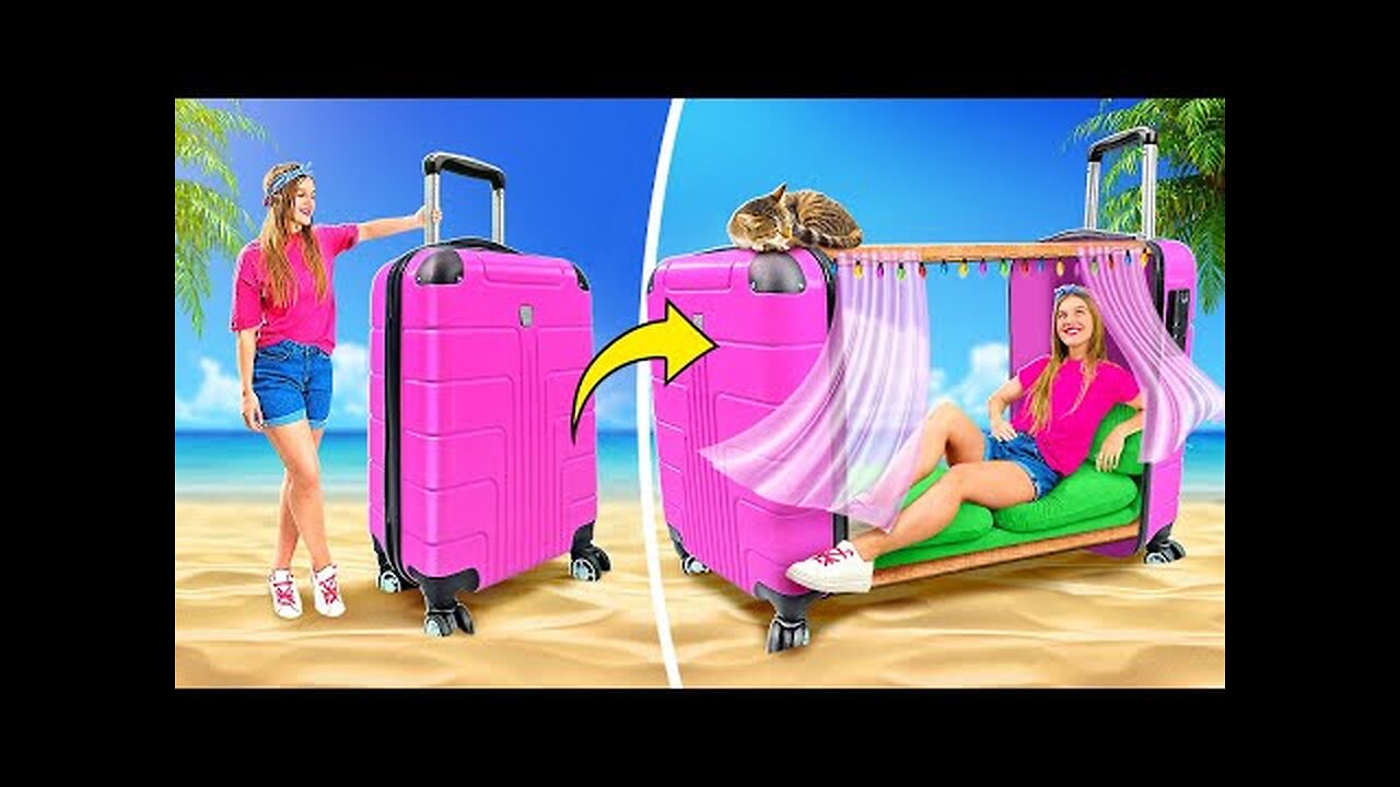 GENIUS TRAVEL HACKS FOR PARENTS | USEFUL CAMPING TIPS || HD