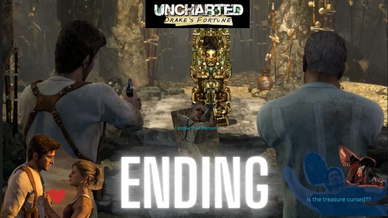 Uncharted Drake's Fortune - ENDING! (IS THE TREASURE CURSED?)