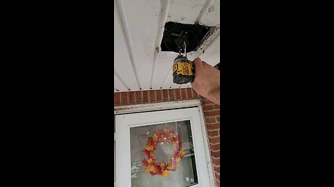 Handyman Replaces Porch Light