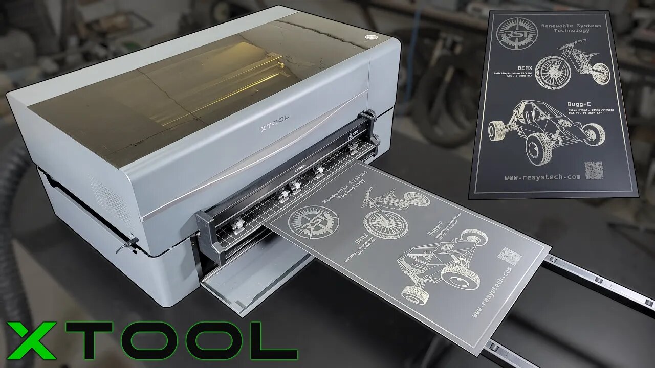 Making Metal Posters W/ The xTool P2 Automatic Conveyor Feeder