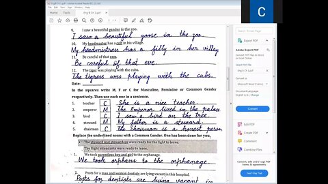 Class 5 Eng B 3 04 2021