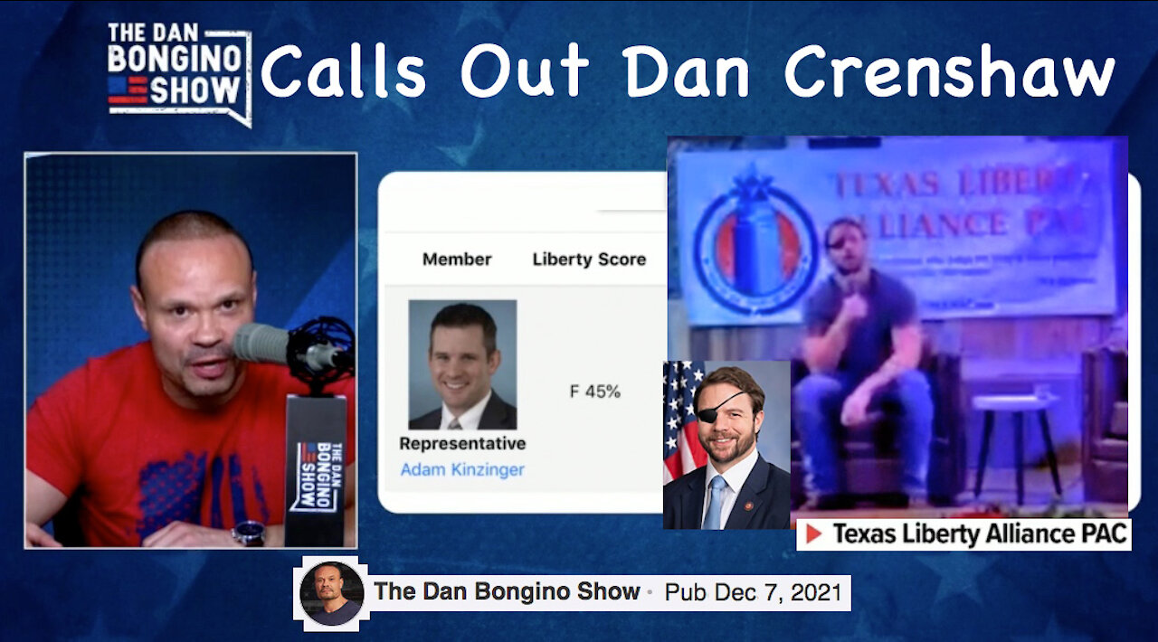 Dan Bongino Calls Out Dan Crenshaw