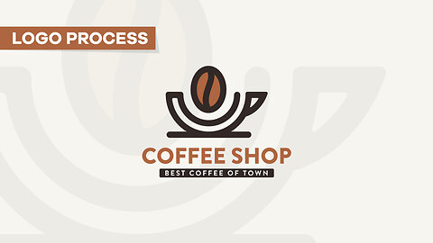 Adobe illustrator Coffee logo tutorial | How to design coffee shop logo, designers valley logo idea