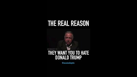 The Real Reason they want you to hate President Trump