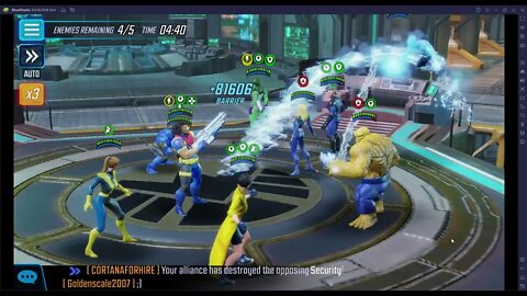 MSF War Live: Axmen vs Shehulk Fantastic Four