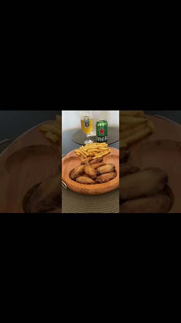 TULIPA COM FRITAS . MAIS COMIDA