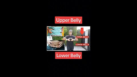 upper and lower belly