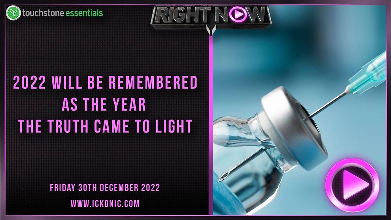 Right Now with Gareth Icke - Friday 30th December