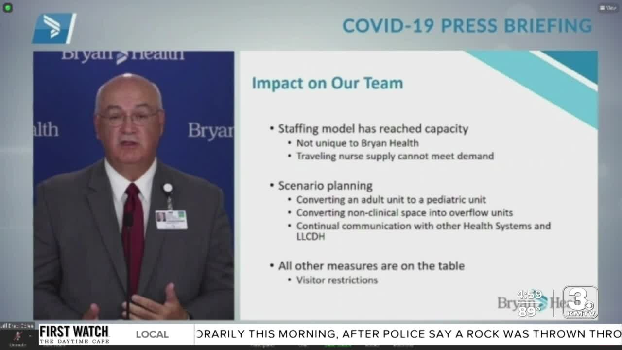 Bryan Health sees influx of unvaccinated COVID-19 hospitalizations