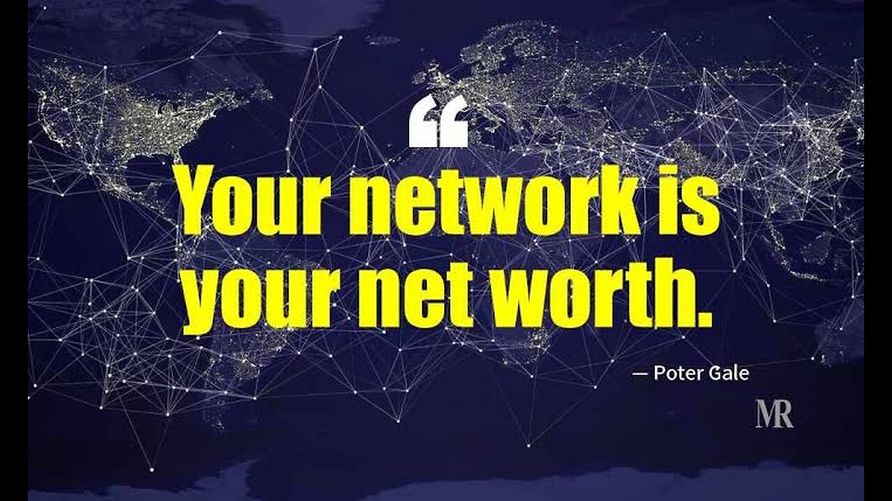 Network is your networth