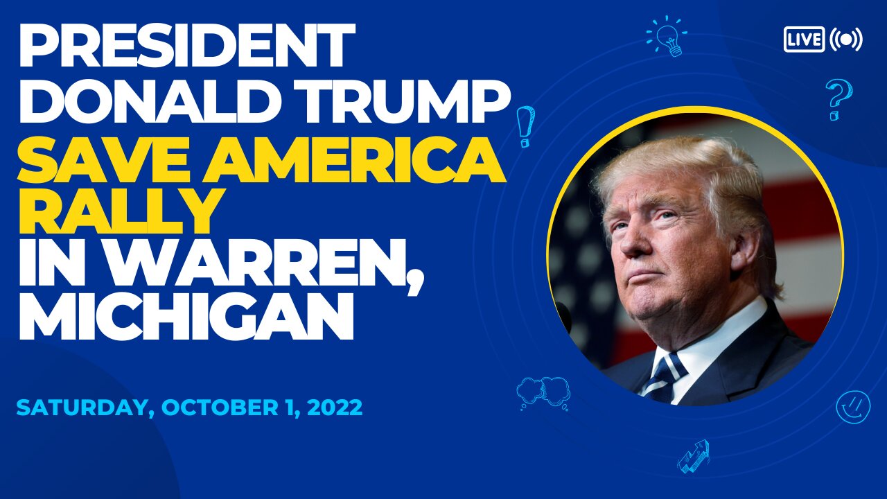 PRESIDENT DONALD TRUMP RALLY LIVE IN WARREN MICHIGAN