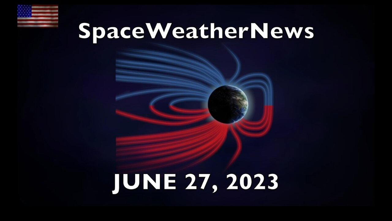 Huge Sunspot Growing, Space Ring. Suspicious Observers News June.27.2023