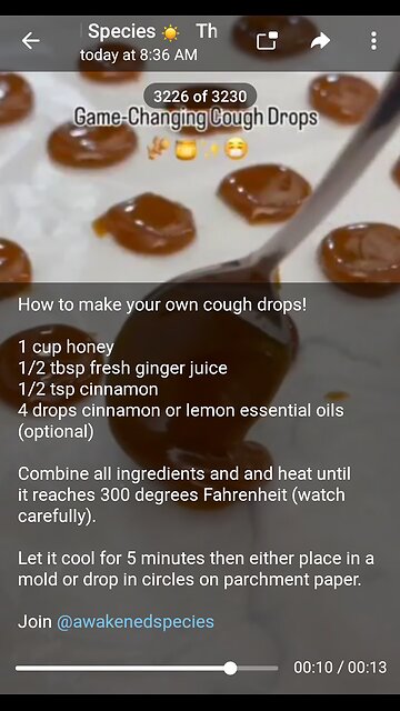 Documentary: Homemade Cough Drops