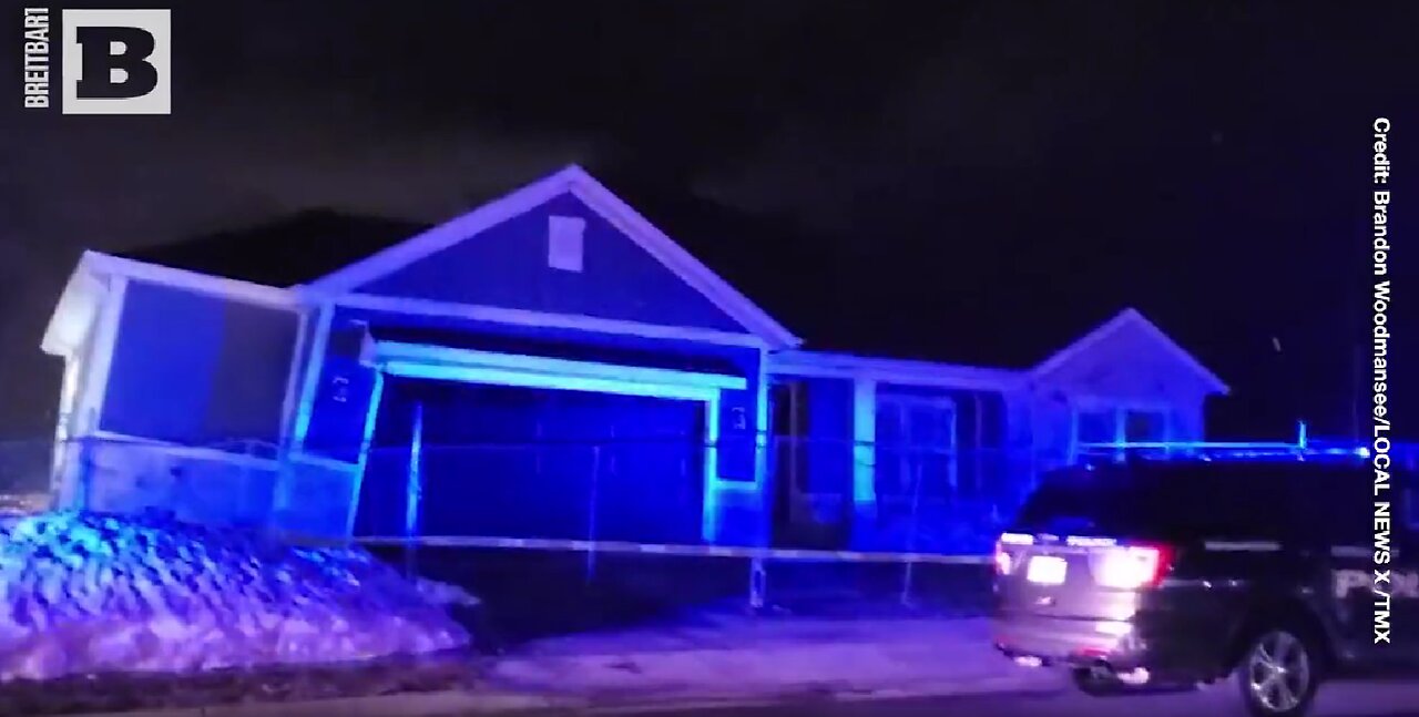 Videos depicting a nightmare scenario show two houses in Utah sliding off a cliff within seconds.