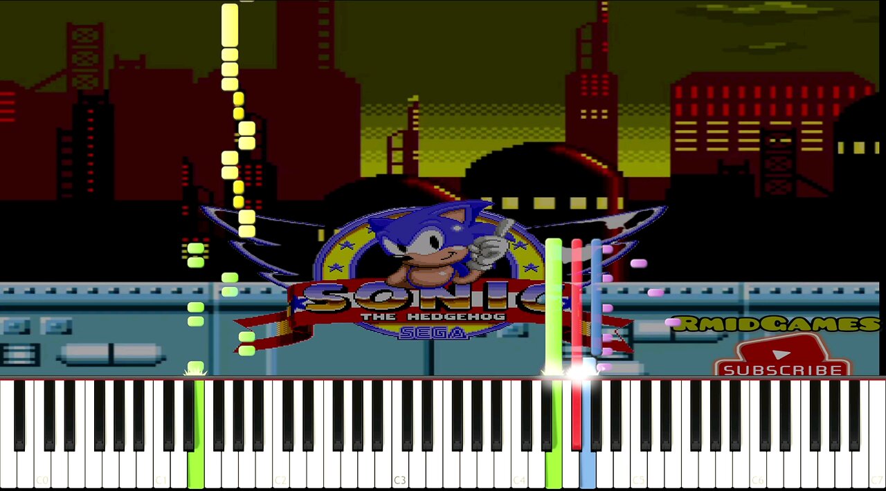 Sonic The Hedgehog - Scrap Brain Piano MIDI