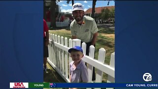 Little fans having a ton of fun at the Rocket Mortgage Classic