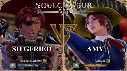 Siegfried (NumberBooch9505) VS Amy (Âmesang) (SoulCalibur™ VI: Online)