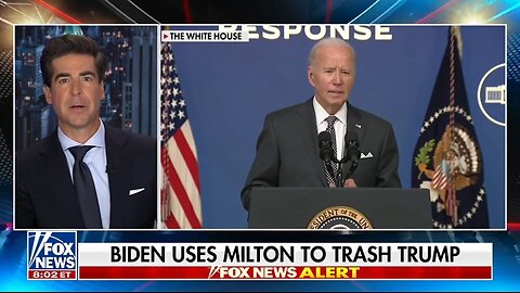 Watters: Biden Is Using Hurricane Milton To Play Politics